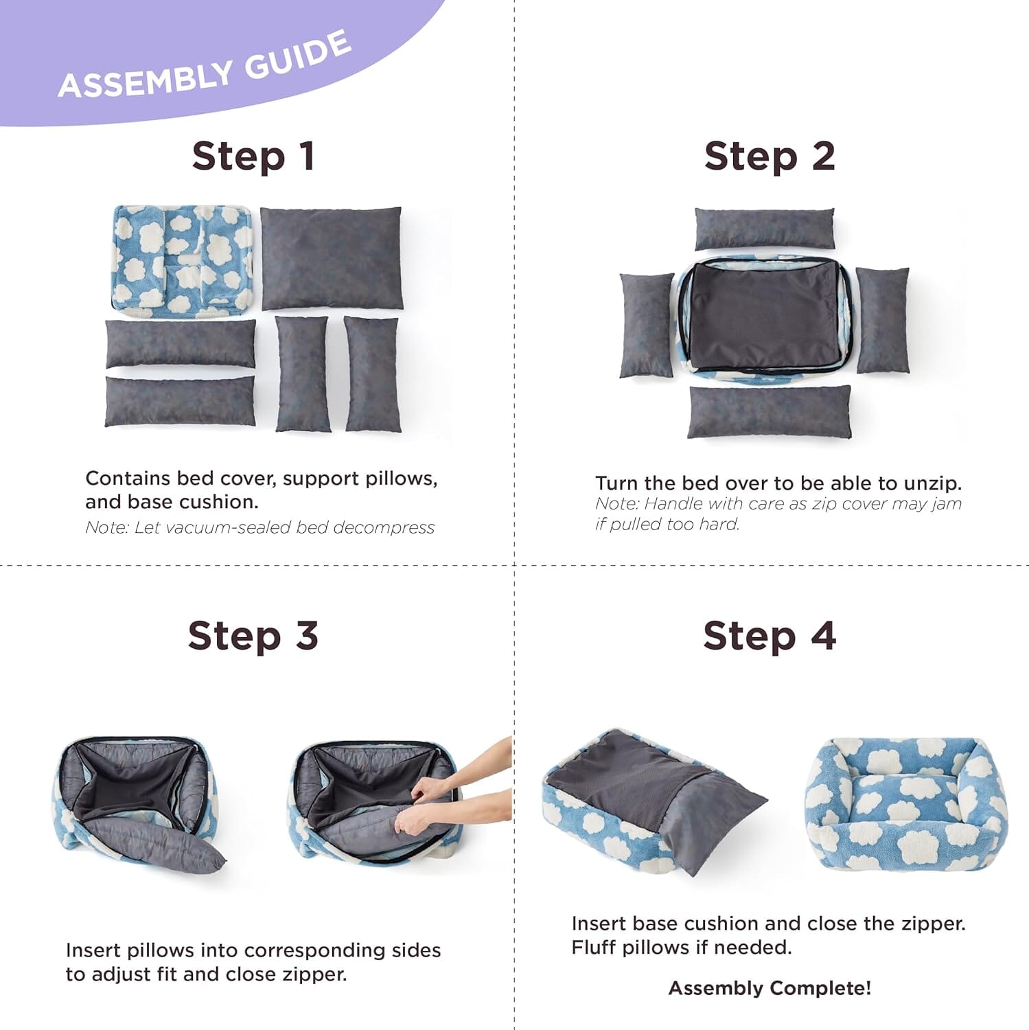 Chic Rectangle Pet Bed