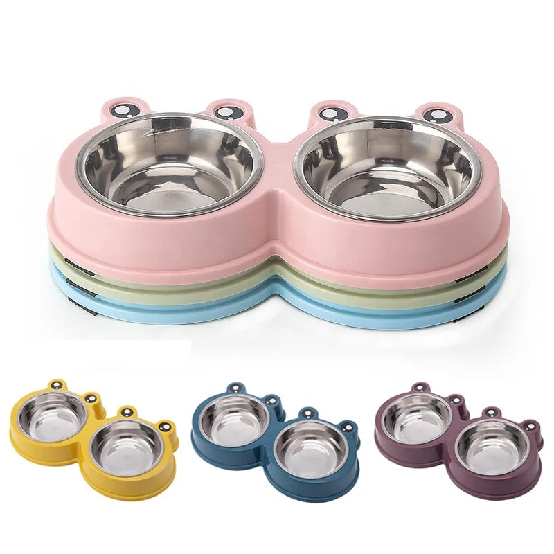 Frog Shape Pet Bowls