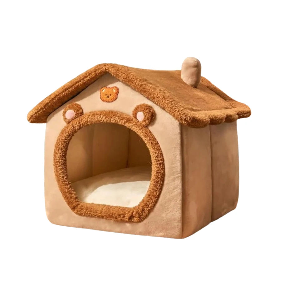 Foldable Pet House Bed