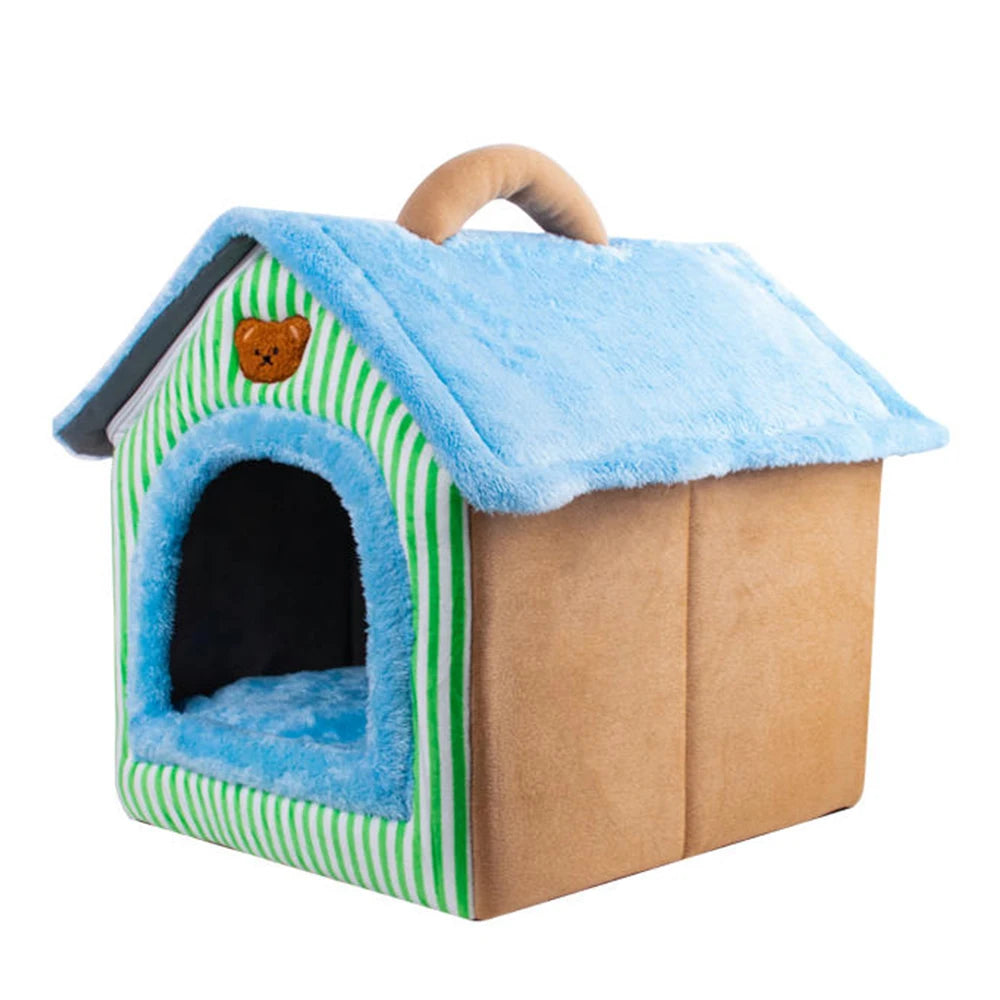 Foldable Pet House Bed